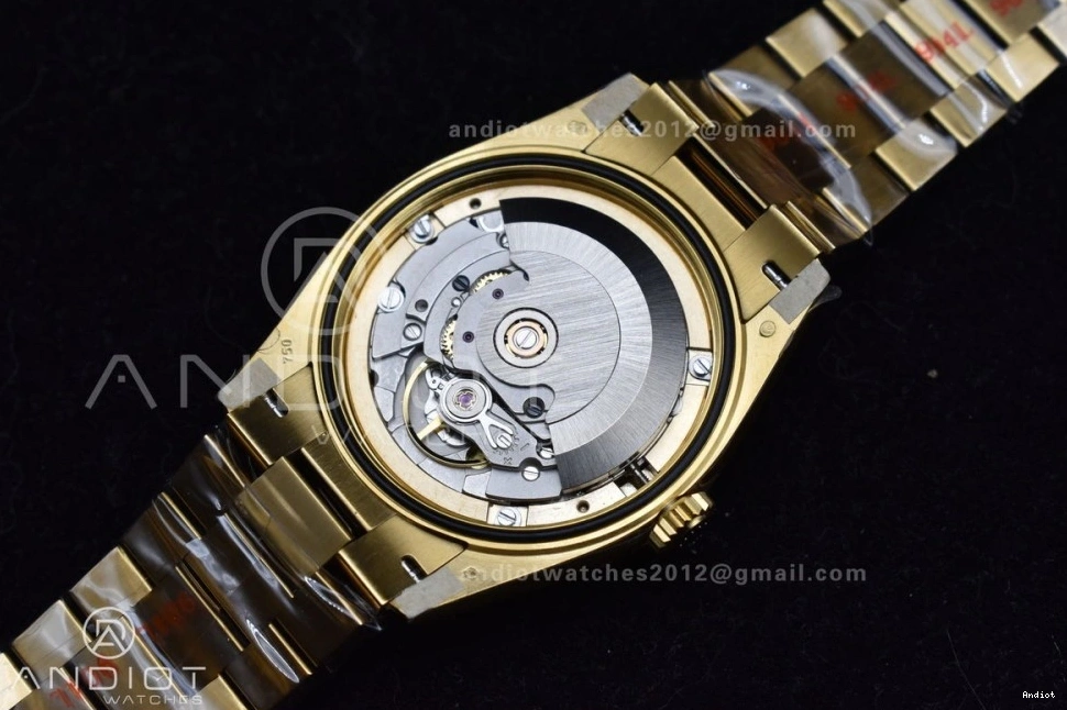 Best Edition Carnelian on Dial Date Red Bracelet YG 36 1:1 A2836 YG Day RAF 1202